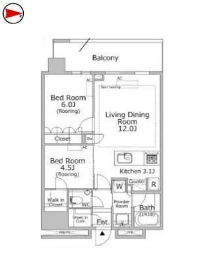 グランドメゾン白金の杜 ザ・タワー 5F