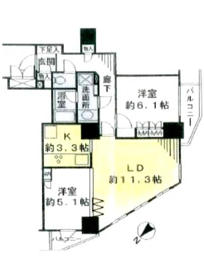 ソフィアタワー勝どき 2F
