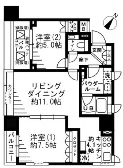 レジディア勝どき 1005