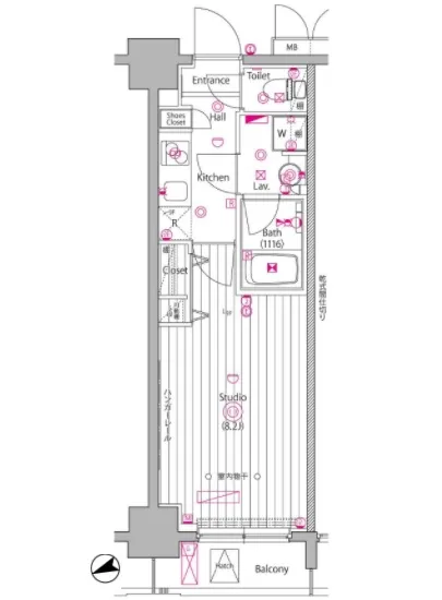 グランド・ガーラ白金高輪Ⅱ 503