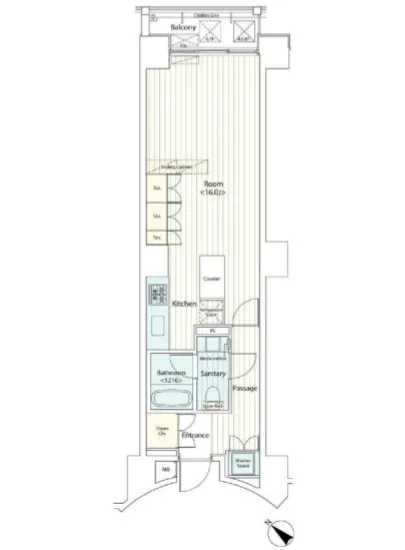 カスタリア八丁堀 605