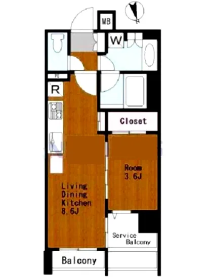 ディヴレ神楽坂 1201