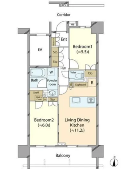 プレシス新宿御苑 2F