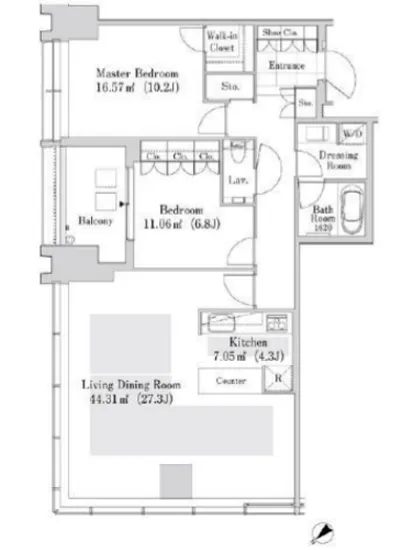 ラ・トゥール新宿ガーデン 3516