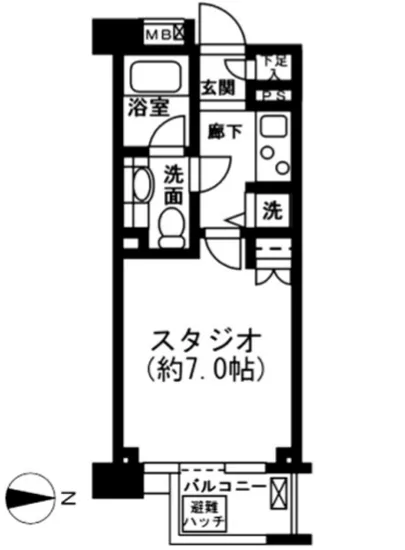 レジディア新宿イースト2 406