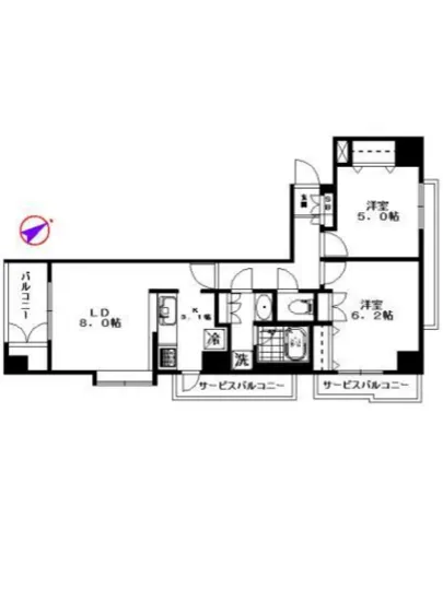 東急ドエルアルス渋谷八幡坂 505