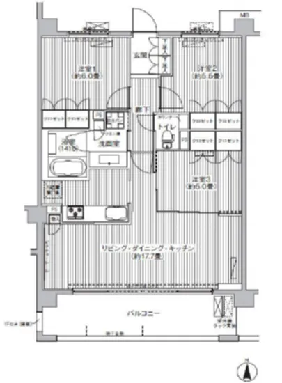 グランフェリシア経堂赤堤 106