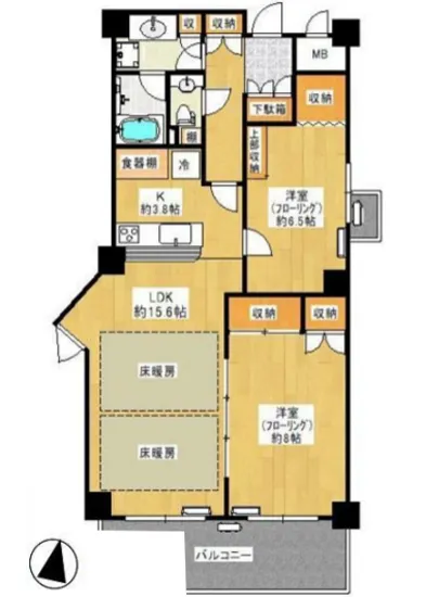 サンクタス広尾常盤松イーストコート 5F