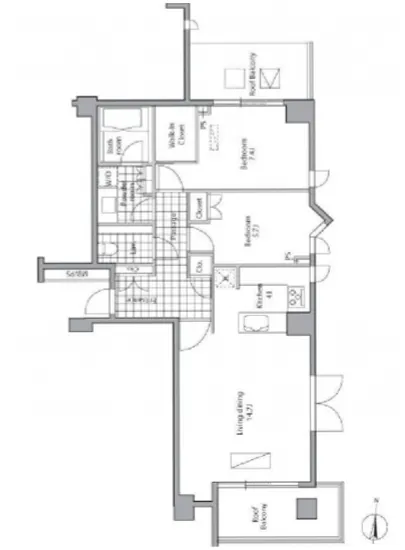 レジディア御殿山 201