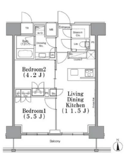 パークハビオ飯田橋 705