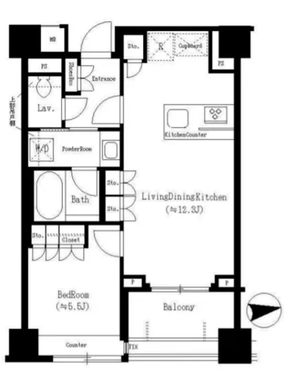 パークリュクス初台 403