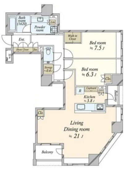ブリリアウェリス月島 10F