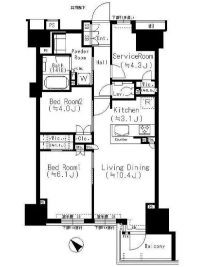 グレーシア勝どき 5F