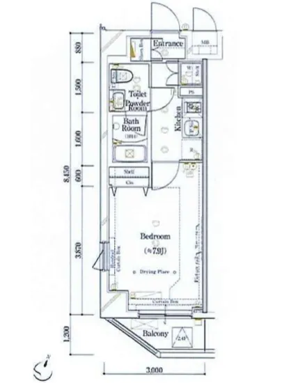 ガリシア新宿都庁前 407