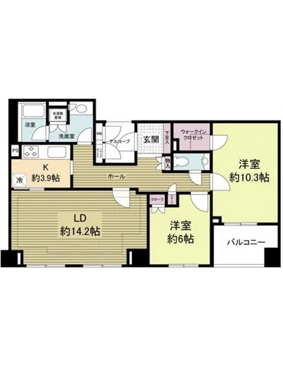 レジオン白金クロス 3階