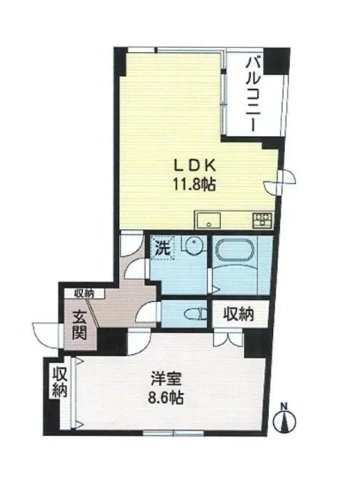 高輪カーサクエスタ 4階