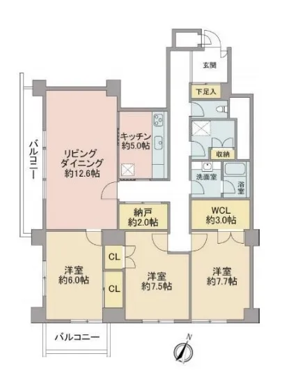 高輪パークマンション 2F