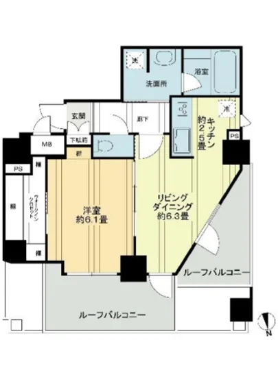 グランステューディオ市ヶ谷薬王寺 2-303