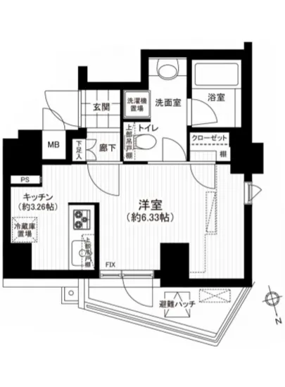 グランステューディオ市ヶ谷薬王寺 1-503