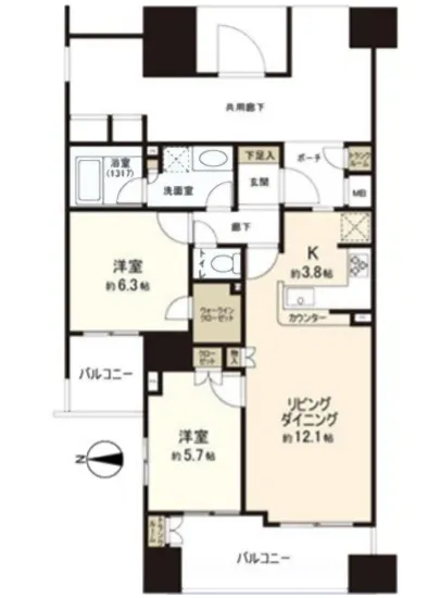 エムステージ・ウエスティア 4F