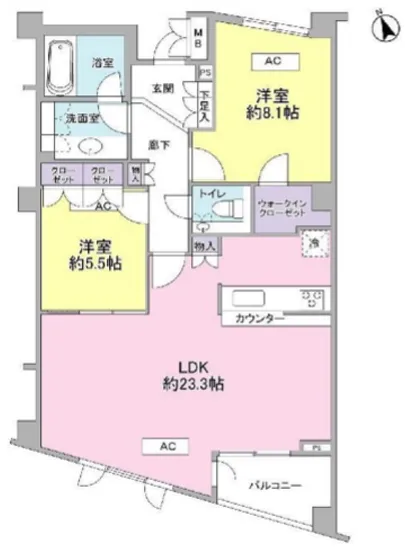 パークハウス外苑西 2F