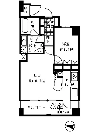 ガーネットコート四谷 805