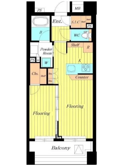 パークハウス八丁堀リバーサイド 802