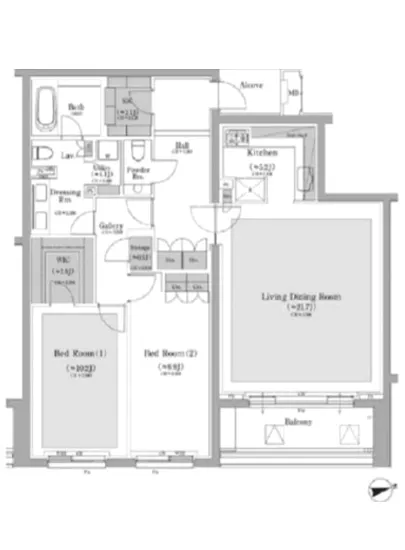 代々木パークハウスプライムヒルズ 207