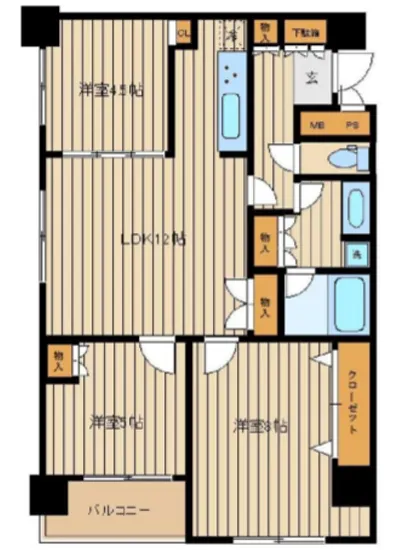 ユニーブル島津山 801