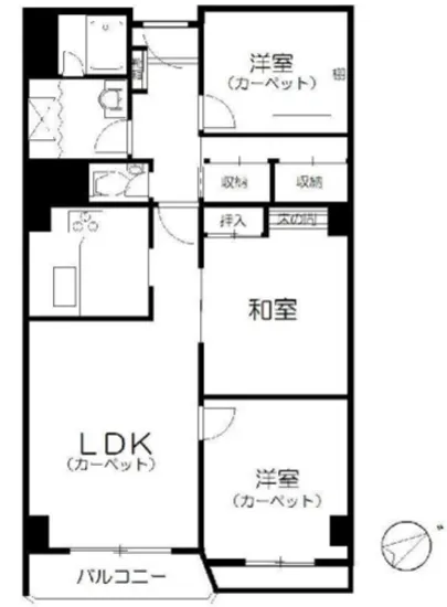 麹町三番町マンション 607