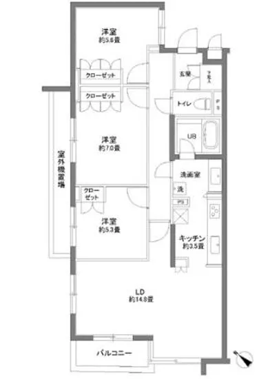 カスタリア北沢 201