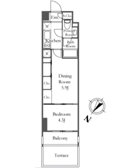 パークリュクス渋谷西原 1F