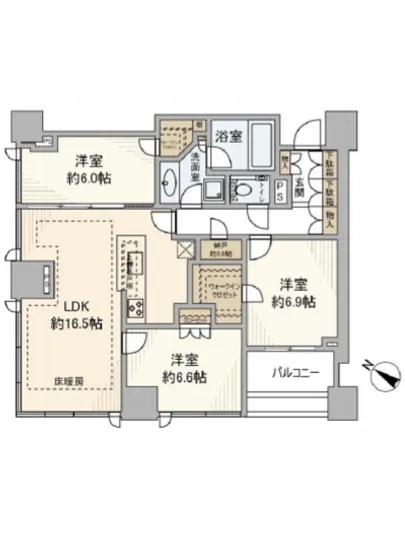 シティタワー有明 1608