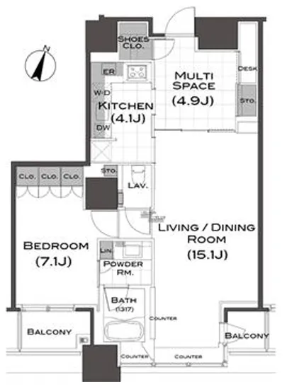 パークアクシス青山一丁目タワー 1006