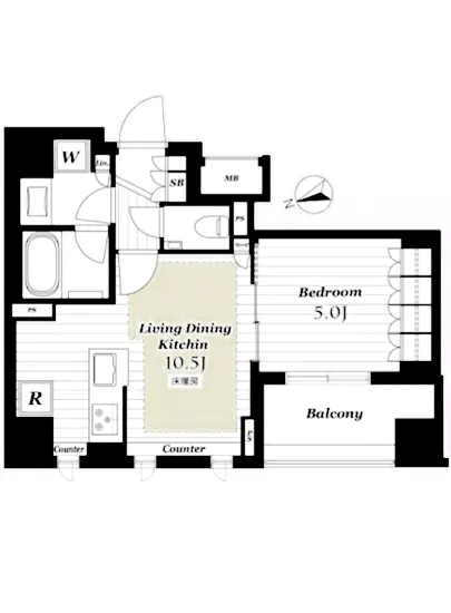 オープンレジデンシア築地 9F