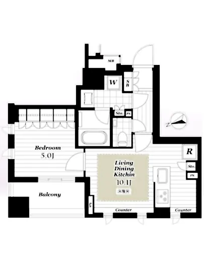 オープンレジデンシア築地 3F