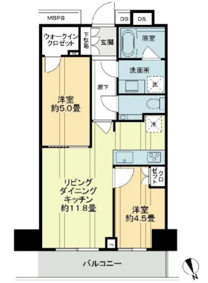 ザ・パークハウス新宿タワー 1802