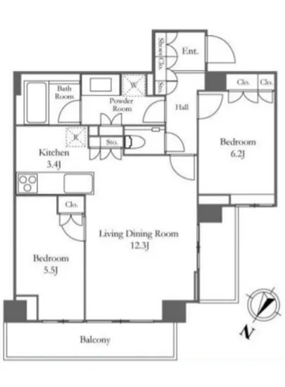 グランドメゾン目黒東山パークフロント 2F
