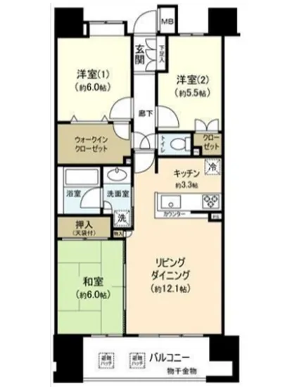 クレストシティレジデンス 2F