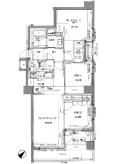ウィルローズ月島テラス 2F