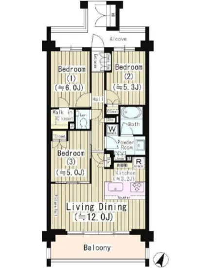 ザ・テラス下目黒 105