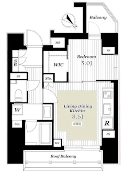 オープンレジデンシア新宿余丁町 7F