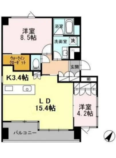 パークフラッツ新宿イーストサイド 602