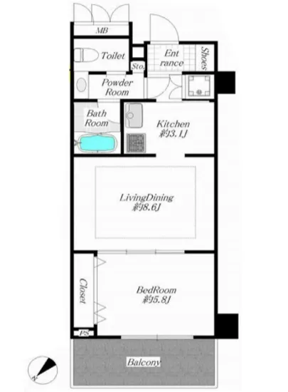 ライトコート四谷 3F