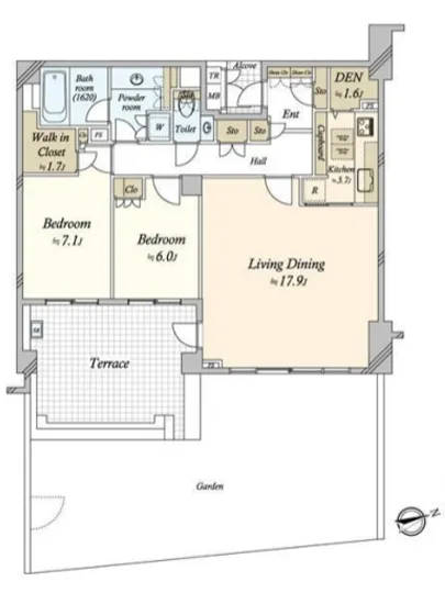 パークコート市谷加賀町二丁目 1F