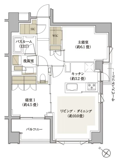 サンウッド赤坂丹後町 6F