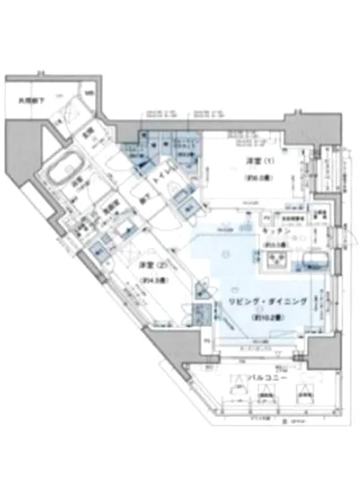 パークリュクス市谷薬王寺 13F