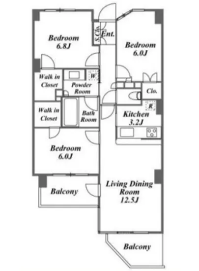ディーグランセ駒沢大学 4F