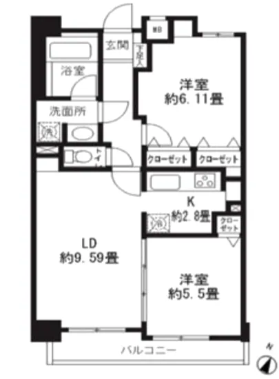 レジディア三軒茶屋2 403