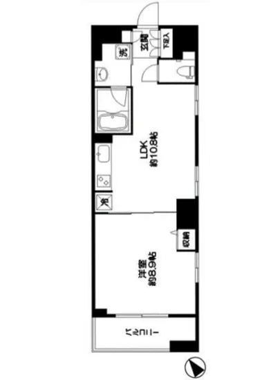 ルクレ新川レジデンス 707